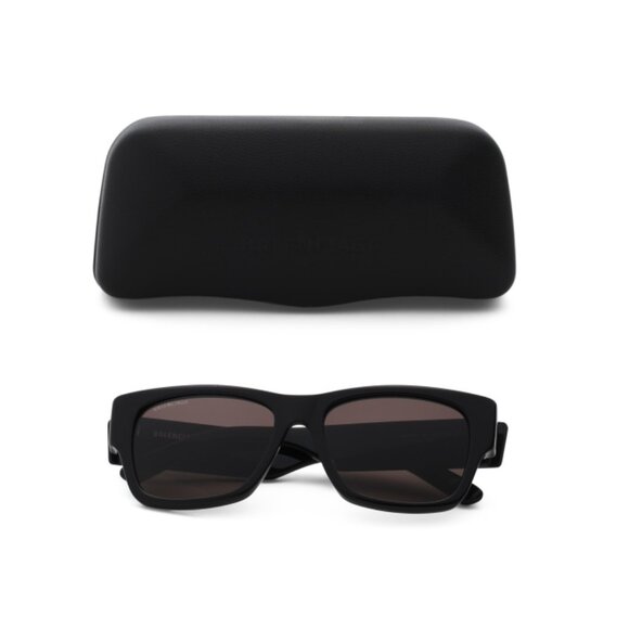 BALENCIAGA Black 56mm Square Sunglasses - Picture 1 of 2